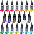 KISREL UV Resin, 20 Colors - 400g UV Resins Kit, Transparent Colored Resins, Rigid Ultraviolet Clear Resin for Crafts, Jewelry Making and Decoration