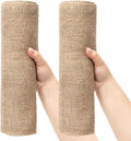 12 Inch Natural Burlap Fabric Roll - 10 Yards Jute Fabric Ribbon for DIY Gift Wrapping Craft Projects, Wedding & Christmas Home Decoration (30 cm, 12 in)