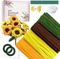 400 Pcs Pipe Cleaners Craft – 4 Colors Chenille Stems for Crafts, DIY Art Supplies, Fuzzy Sticks for Crafting Flowers, Wedding & Valentine's Day Decorations, Kids School Craft Kit