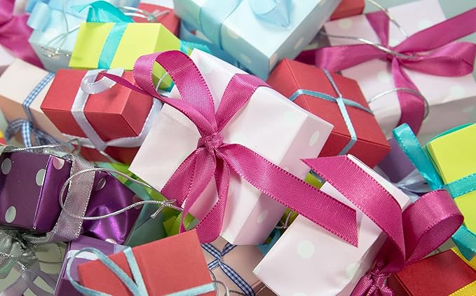 1 1/2 Inch Green Solid Satin Ribbon, 50 Yards Craft Fabric Ribbon for Gift Wrapping Floral Bouquets Wedding Party Decoration