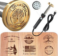 Custom Electric Branding Iron for Wood, Adjustable Temperature Wood Branding irons Personalized Wood Burning Letter Stamp for Leather Woodworking Tool, Handcraft & Wedding Gifts(1Inch)