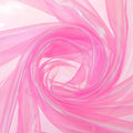 MECCANIXITY Iridescent Sheer Organza Fabric, 2 Yards x 59 Inches Solid Laser Holographic Shiny Fabric Organza Cloth for Wedding, Curtains, Costume, Photo Background, Rose Red