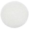White Buffing and Polishing Pad with Hook and Loop Back | Apply Hard Wax Oils and Stain (20, 3.5 inch)