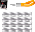 WA Portman Finger Knife Set – Ergonomic Precision Craft Knife with 100#11 Replacement Steel Precision Finger Blades – Strong & Durable Fingertip Blades for Trimming – Ideal for Crafts & DIY Projects