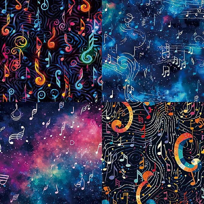 YASMEN 6"x6" Scrapbook Paper Pad - 24 Sheets of Patterned Cardstock for Card Making, Scrapbooking, Junk Journal, DIY Gift Cards - Single-Sided Decopodge Decorative Craft Paper