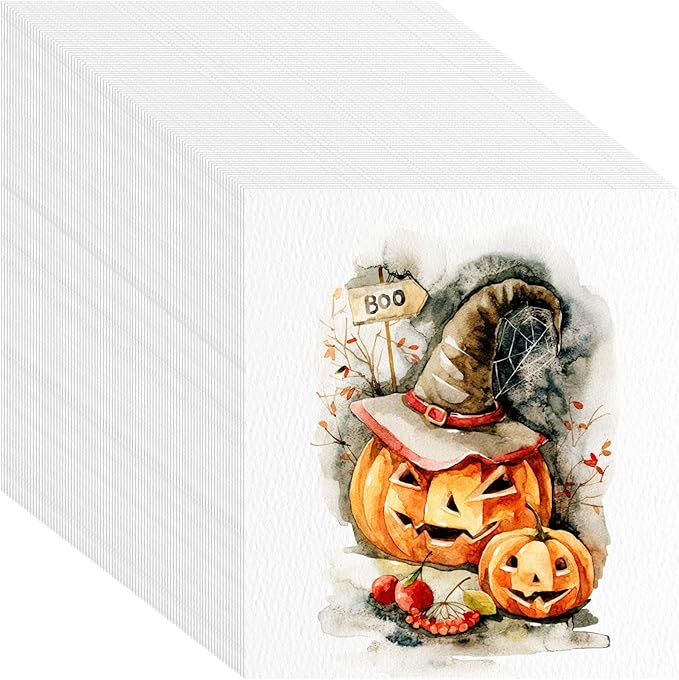 300 Sheets Cotton Watercolor Paper Bulk -140LB/300GSM Art Paper-9 x 12 inch Painting & Craft Paper, Finger Paints, Watercolor, Tempera, Drawing, Art Room & Home School Crafts