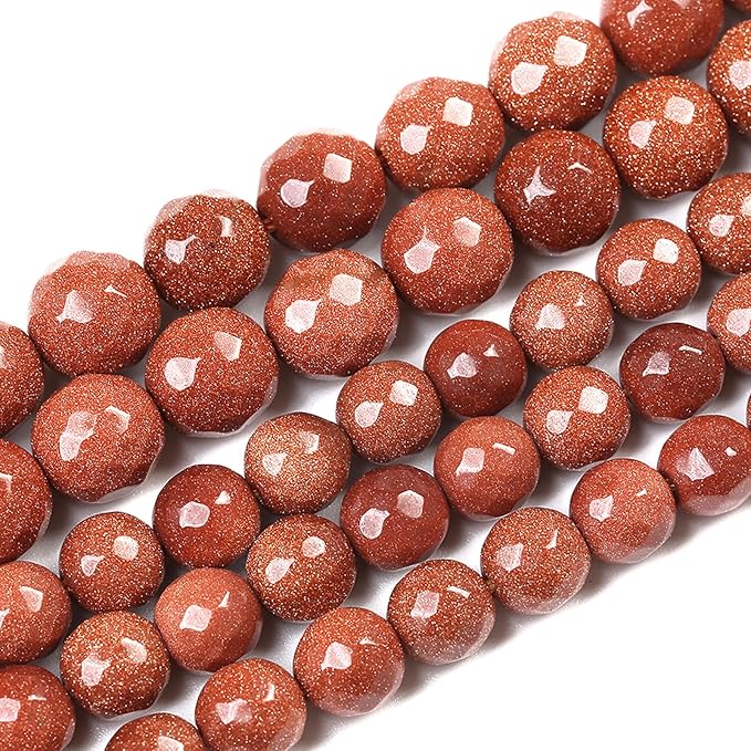 90pcs 4mm Natural Gold Sandstone Beads Faceted Stone Energy Healing Beads for Jewelry MakingDIY Bracelet Necklace Accessories 15" (4mm, Faceted Gold Sandstone)