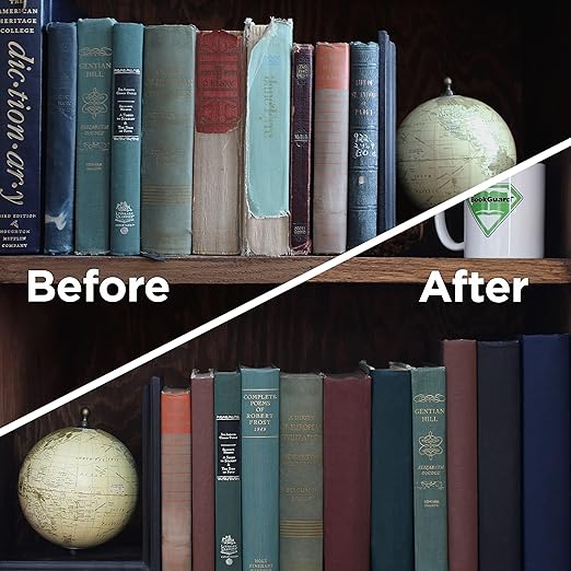 BookGuard 1-1/2 Inch Vinyl-Coated Cotton Cloth Bookbinding Repair Tape, 15 Yard Roll, Brown
