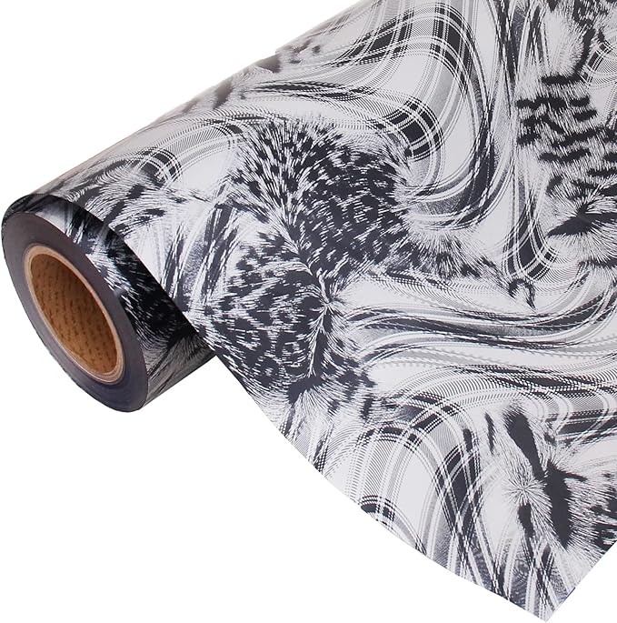 Threadart Metallic Foil Wild Thing Heat Transfer Vinyl Film | Custom Cut Roll 20" Wide by The Yard | Compatible with Venture Explore and Maker, Silhouette Cameo, & Large Format Cutters