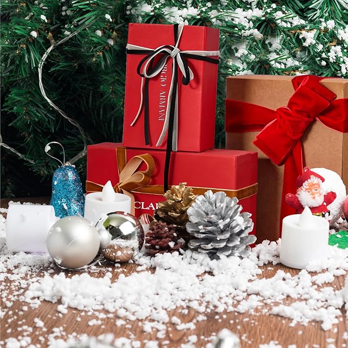 3/8" X 20 Yards Dusty Blue Velvet Ribbon for Christmas Tree Wreath Decoration Handmade Crafts Ornaments Gift Wrapping & Bow Making