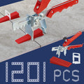 Tile Leveling System with Tile Plier, 1000-Piece Tile Spacers Clips and 200-Piece Reusable Wedges, Tile Leveler Tool Set for Ceramic Tile and Stone Installation (1/16 Inch Tile Spacers)