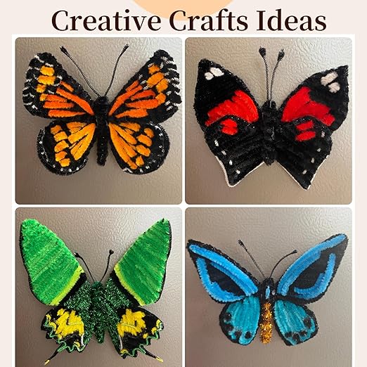 Craft Pipe Cleaners, 1000 pcs 20 Vibrant Colors, 12 Inch Chenille Stems – Perfect for DIY Craft Projects, Creative Art by z.j.z.b. Studios