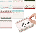 240 Pcs Ugly Sweater Name Tags Stickers for Kids Christmas Classroom Border Gift Labels Xmas Party Name Stickers Reindeer Personalized Paper Tags for Holiday Party Decoration, 3.5 x 2.4 in