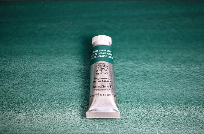Winsor & Newton Professional Water Colour Paint, 0.47-oz Tube, Cobalt Green Deep