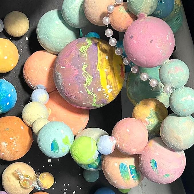 CCINEE 1PCS 7.9 Inch White Foam Balls Round Craft Foam Balls for Art, Craft, Household, School Projects and Christmas Easter Party Decorations