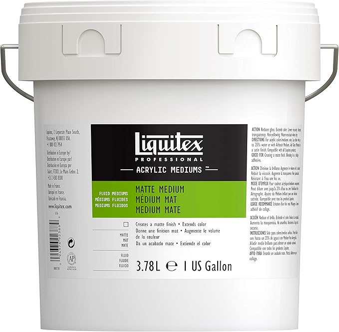Liquitex Professional Matte Medium, 3.78L (128-oz)