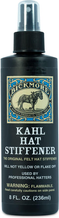 Bickmore Kahl Hat Stiffener - Great for Fabric & Felt Hat Brims - Will Not Affect Tone, Texture, or Color