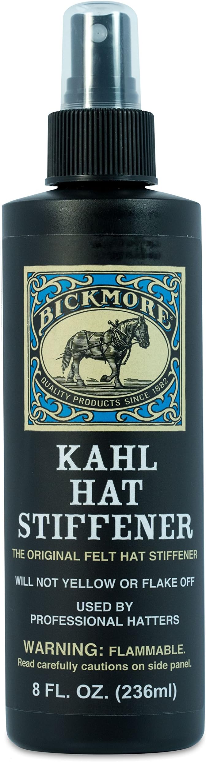 Bickmore Kahl Hat Stiffener - Great for Fabric & Felt Hat Brims - Will Not Affect Tone, Texture, or Color
