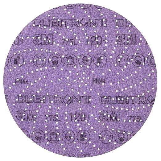 3M Xtract Cubitron II Hookit Clean Sanding Film Disc 775L, 150+, 3 in, Pack of 50 Hook and Loop Sanding Discs for Paint Preparation and Removal, General Sanding, Refining, Blending, and Featheredge