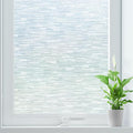 rabbitgoo Window Privacy Film, Frosted Glass Window Film Static Cling Covering, Non Adhesive Privacy Clings Vinyl, Removable Frosting Sticker for Home Decoration, White, 23.6 x 118.1 Inches