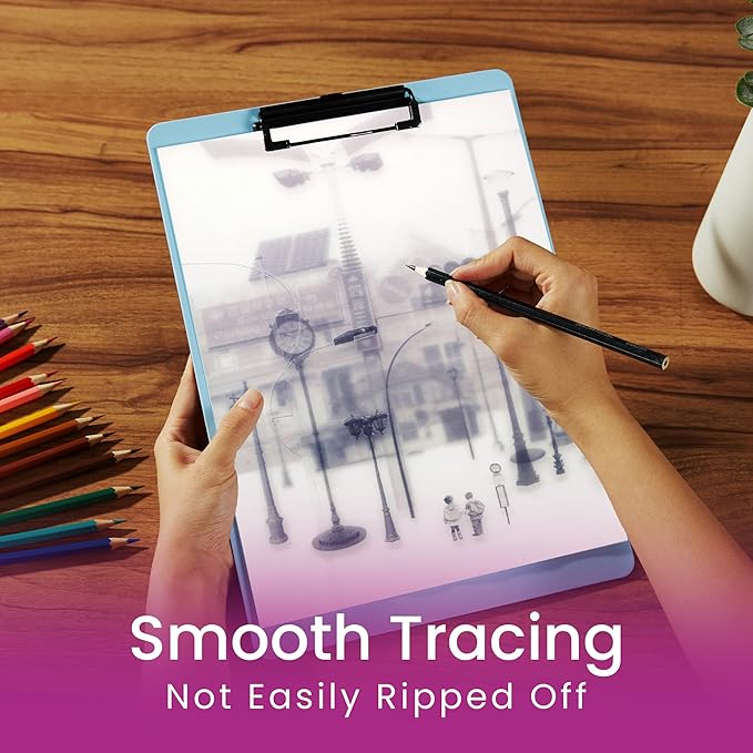 Tracing Paper 8.5 x 11 Inch - 500 Sheets 41lb/63gsm Transparent Vellum Paper for Sketching, Preliminary Drawing, Drafting & Overlays - Premium Translucent Tracing Paper for Pencil, Marker and Ink