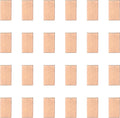 ImpressArt - Premium Metal Stamping Rectangle Blanks for Metal Stamping and Jewelry Making (24 Pack) (11/16" x 1 1/4" Rectangle w/Hole, Copper)
