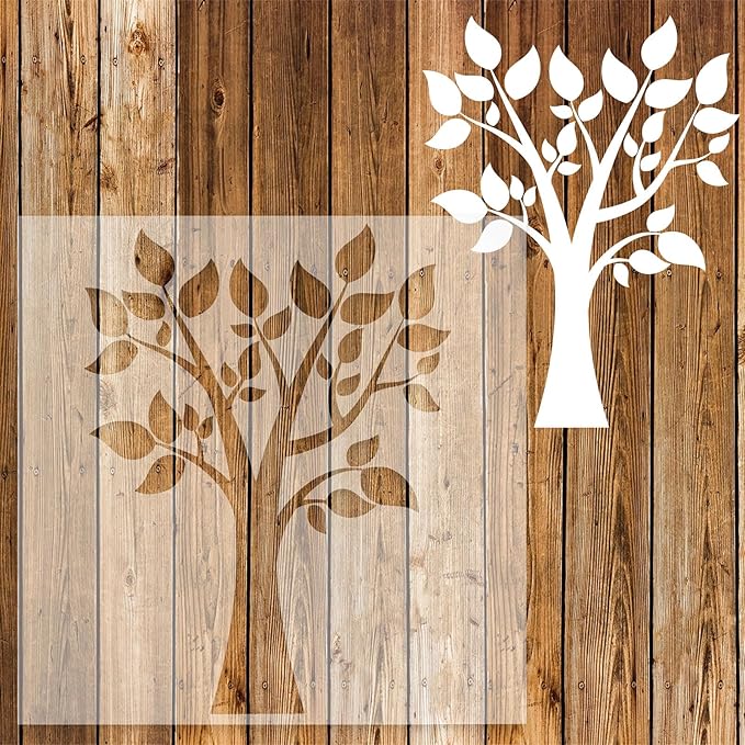 30 Pack 4 Mil Blank Stencil Sheets, 12 x 12inch Clear Mylar Blank Stencils, Reusable Template Material for Make Your Own Stencil
