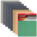 24 Pcs Sandpaper, Wet & Dry Sandpaper Assortment 60/120/320/600/800/1000/1500/2500 Grit Sand Paper for Wood Metal Automotive Drywall Plastic 9 × 11 inch Sandpaper Sheets