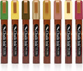 Chalk Ink Chisel Tip Wet Wipe Chalk Markers (Woodland, 6mm, 8 Pack)