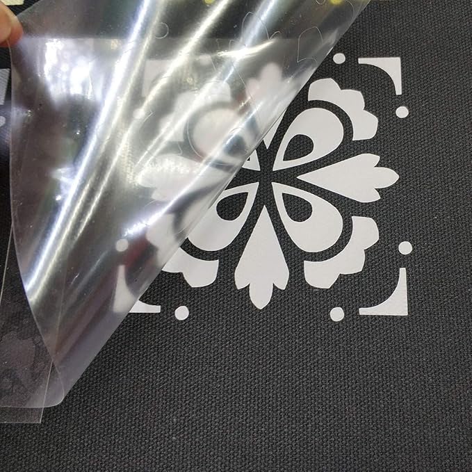 Guangyintong Heat Transfer Vinyl HTV Rolls, 12" x 8ft Iron on Gray Vinyl for T-Shirts, Glossy Surface, Easy to Cut & Weed, All Cutter Machines