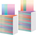 Handepo 100 Pack Composition Notebooks A5/A6 Ruled Lined Composition Kraft Notebooks Bulk Soft Cover Journals Travel Diary Memo for Students Classroom Office Supplies(A5,Gradient Color)