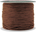 Mandala Crafts 0.5mm 109 Yards Brown Cotton Waxed Cord for Jewelry Making Bracelet Cord Waxed String - Beading String Thread Jewelry Cords for Necklaces String
