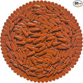 200g Petal Droplet Shaped Ceramic Mosaic Tiles for Crafts, Vibrant Colors, Ceramic Tiles for Mosaic Making Kits, DIY Arts and Crafts (Orange)