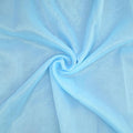 Organza Fabric 5 Yard Bridal Solid Sheer Organza Fabric Bolt for Wedding Dress, Fashion, Crafts, Decorations Silky Shiny Organza 44" - (5 Yard, Sky Blue)