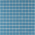 1"x1" Sky Blue Matte Finished Glass Mosaic Tile (Sample Swatch- 5"x4")