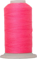 Threadart Polyester All-Purpose Sewing Thread- 600m - 50S/3 - Neon Flamingo