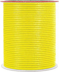 Mandala Crafts 2mm 109 Yards Yellow Cotton Waxed Cord for Jewelry Making Bracelet Cord Waxed String - Beading String Thread Jewelry Cords for Necklaces String