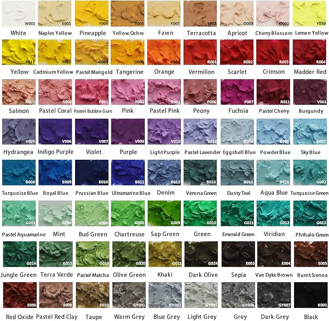 Mont Marte Extra Soft Oil Pastels 72pc, Assorted Bright Colors, Vibrant and Buttery, Versatile Art Pastels for Blending, Layering & Shading, Ideal for Art, Craft, Coloring and Sketching