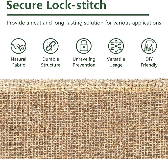 40“ x 40 Feet Burlap Roll Multipurpose Burlap Tree Wrap High Density Jute Fiber, Weed Barrier, Craft Projects and Party Decor
