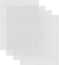 Caydo 7 Count Plastic Mesh Canvas Sheets Eye Mesh for Embroidery, Acrylic Yarn Crafting, Knit Crochet Projects and Make Dividers 10.5 x 13.5 Inch 4 Pieces