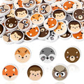 Woodland Animals Mini Eraser for Kids - 60Pcs Cute Animal Hedgehog Bear Assortment Novelty Pencil Erasers Bulk Cute Cartoon Stationery for Classroom Reward Fall Party Goodies Fillers Supplies