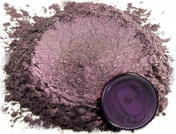 Eye Candy Pigments Premium Purple Mica Powder - Violence Violet (25gr) - for Epoxy, Resin, Soap, Paint, Woodworking, Acrylic Pouring, Bath Bombs, Fishing Lures - DIY Arts and Crafts Additive