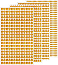1799 Pcs 4 Sheets Rhinestone Stickers 3/4/5/6 mm Self Adhesive Rhinestones Gems for Face Eyes Makeup Hair Body (gold-3/4/5/6mm)