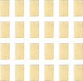 ImpressArt - Premium Metal Stamping Rectangle Blanks for Metal Stamping and Jewelry Making (24 Pack) (11/16" x 1 1/4" Rectangle w/Hole, Brass)