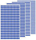 1799 Pcs 4 Sheets Rhinestone Stickers 3/4/5/6 mm Self Adhesive Rhinestones Gems for Face Eyes Makeup Hair Body (blue-3/4/5/6mm)