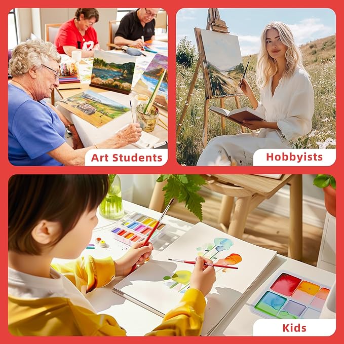 Simetufy 36 Pack 5 x 7 Inch Canvas Boards Small Painting Canvas for Kids, Blank Canvas Panels Gesso Primed Acid-Free 100% Cotton for Acrylics Oil Watercolor Tempera Paints