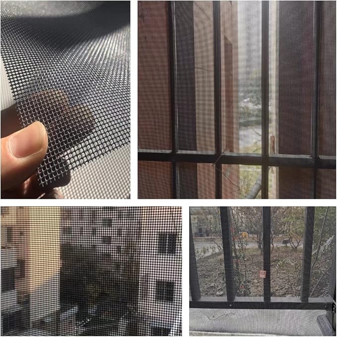 PVC Coated 304 Stainless Steel Mesh,2 Pack Woven Wire Mesh Screen Steel Woven Wire Mesh for Vent, Cage, Cabinets Mesh, Security Guard Garden Screen Hole Diameter 1.5mm (30 X 21CM)