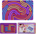 Sensory Fidget Toys for Kids Toddler Boys ,Sensory Activity Board for Stress Anxiety Autistic ADHD, Calm Down Travel Airplane Essentials Toys for 3+ Year Old, Stuffers Gifts for Teen Girls