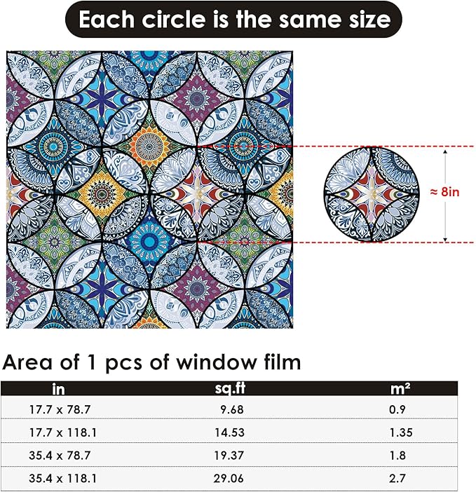 DKTIE Frosted Window Film with Installation Tools Privacy Window Film Frosted Window Sticker Static Cling Film Decorative Window Cling for Home Office UV Protection 35.4 x 78.7 Inch