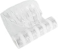 MEEDEE Silver Mesh Ribbon 10 Inch Deluxe Wide Foil Metallic Striped Deco Mesh Decorative Mesh Christmas Mesh Ribbon for Wreaths, Christmas Tree, Garland, Gift Wrapping, Bows Making (30 Feet)